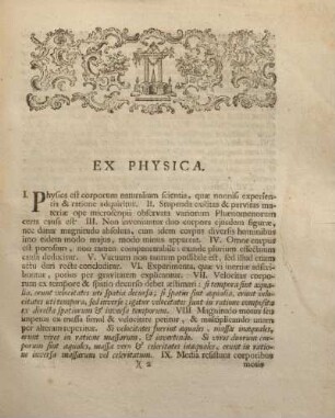 Ex physica.