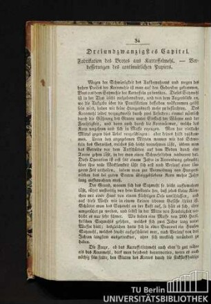 Dreiundzwanzigstes Capitel