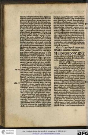 Homelie de eadem lectione. [I]n lectione que ha (?) preccedit (!) proposuit dominus similitudinem hominis peregre proficiscentis...