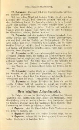 Vom belgischen Kriegsschauplatz