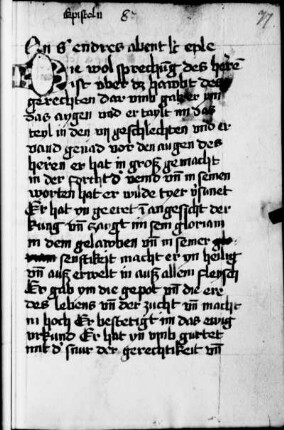 Episteln und Evangelien, Sanctorale
