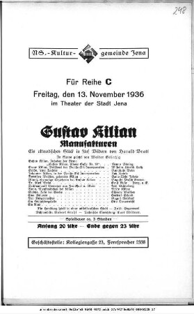 Gustav Kilian Manufakturen