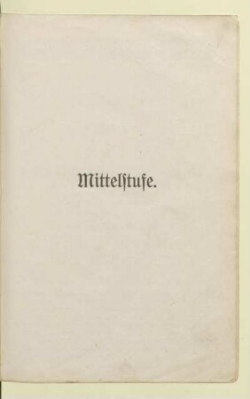 Mittelstufe