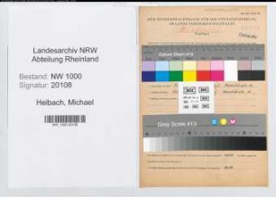 Entnazifizierung Michael Helbach, geb. 15.06.1914 (Polizeibeamter)