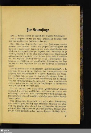 Zur Neuauflage