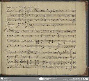 Schlußgesang (fl picc, triangolo, tr, timp)