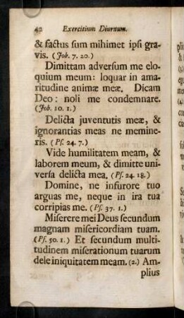 42-56, Dimittam adversum me eloquium meum: ...