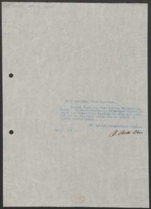Brief an Heinrich Dessauer : 05.04.1910