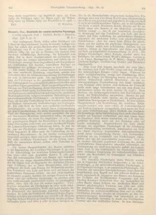 593-595 [Rezension] Dessoir, Max, Geschichte der neueren deutschen Psychologie. 2., völlig umgearb. Aufl