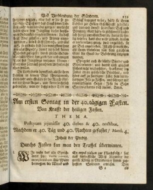 139-148, Am ersten Sontag in der 40. tägigen Fasten.