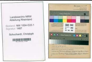 Entnazifizierung Christoph Schuchardt , geb. 25.10.1896 (Lehrer)