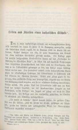 321-337 Leiden und Streiten eines katholischen Bischofs