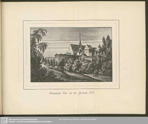 Grimmisches Thor von der Nordseite 1775