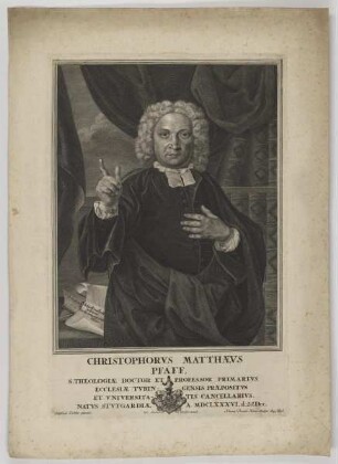 Bildnis des Christophorvs Matthaevs Pfaff