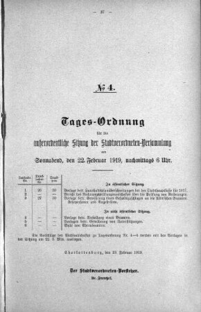 Tages-Ordnung No. 4. (26-28), 22. Februar 1919