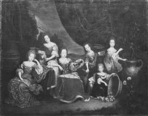 Die Kinder des Fürsten Johann Georg II. zu Anhalt-Dessau
