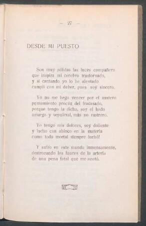Desde mi puesto