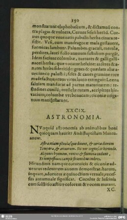 XXCIX. Astronomia