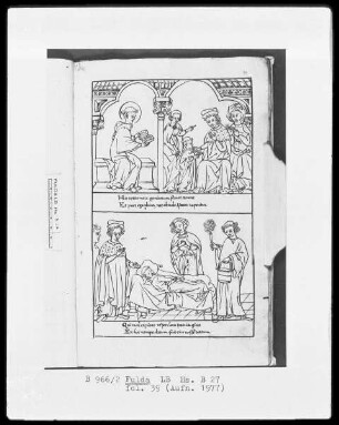 Illustrationen zur Vita Sancti Benedicti & Bis-Bini-Vita — ---, Folio 39rectoBildseite