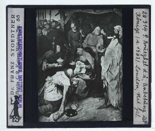 Brueghel (Pieter d.Ä.), Die Anbetung der Könige (London NG3556)