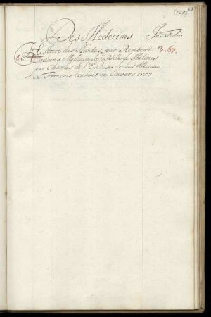 Des medecins in folio
