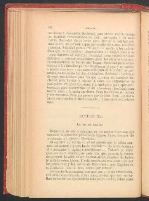 Capítulo XII. - La ley de hambre.