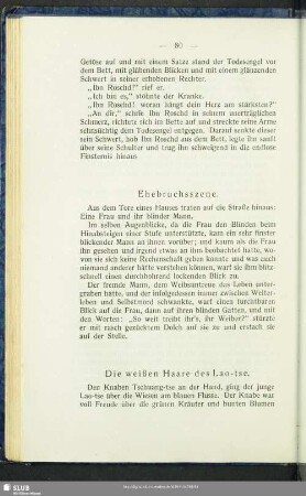 Die weißen Haare des Lao-tse