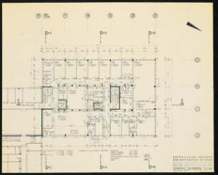 Physikalische Institute der Universität Köln: Kernphysik Untergeschoss 1:100, Blattnummer 042