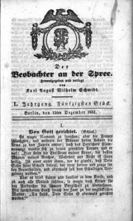 50. Stueck, 15. Dezember 1851
