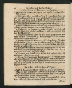 Krancken- und Leichen-Träger