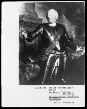 Bildnis des Königs Friedrich Wilhelm I. von Preußen
