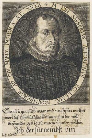 Bildnis des Iohann Savbertvs