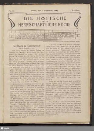 Nr. 23, 1. September 1909