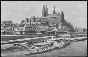Meißen. Albrechtsburg und Dom - Dampfer Dresden
