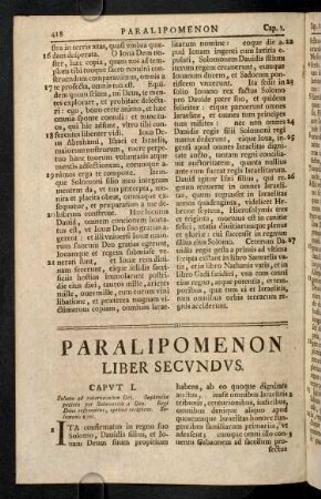 418-426, Caput I - VIII