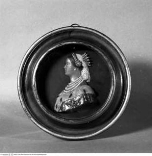 Medaillon mit dem Bildnis der Prinzessin Mathilde Bonaparte