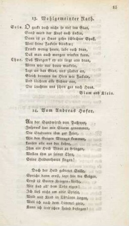 13. Wohlgemeinter Rath