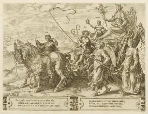 Der Triumph des Friedens, Blatt 8 aus der Folge "Der Kreislauf der Unbeständigkeit menschlicher Dinge"