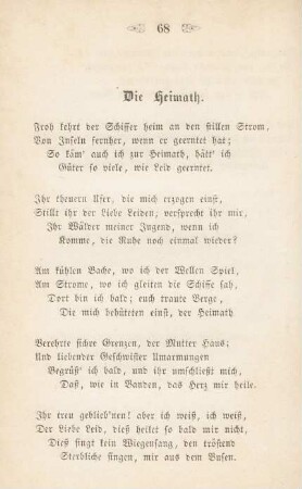 Die Heimath.