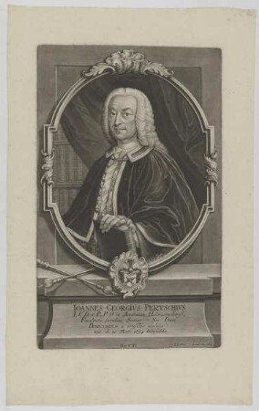 Bildnis des Ioannes Georgivs Pertschivs