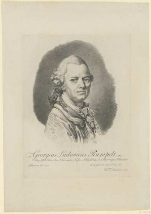 Bildnis des Georgius Ludovicus Rumpelt