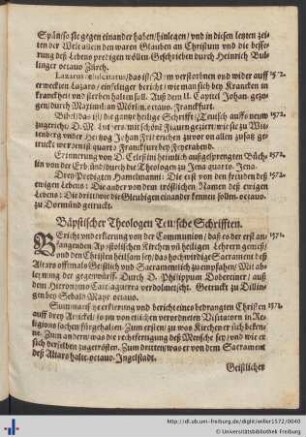 Bäpstischer Theologen Teutsche Schrifften.