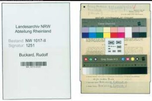 Entnazifizierung Rudolf Buckard , geb. 24.01.1897 (Fliegenleger)