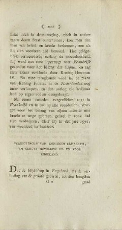 Verrigtingen Van Koningin Elisabeth En Eerste Gevolgen In En Voor Engeland
