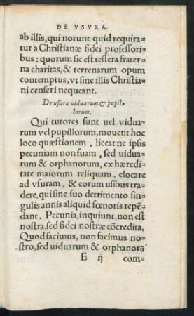 De usura viduarum et pupillorum.