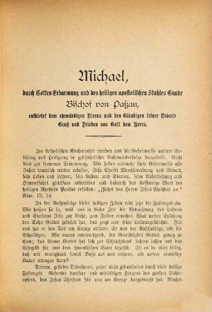 Hirtenbriefe, 1894