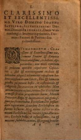 Enchiridion controversiarum quae Augustanae Confessionis Theologis cum Anabaptistis intercedunt : In quo utriusque partis argumenta candide proponuntur ...