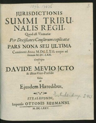 9: Continens Anno M.DC.LXII. usque ad Annum M.DC.LXX.