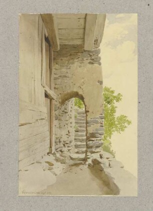 Wehrgang der Stadtbefestigung in Oberwesel