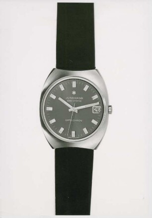Herrenarmbanduhr "electronic" "dato-chron" "67/4873" von Junghans